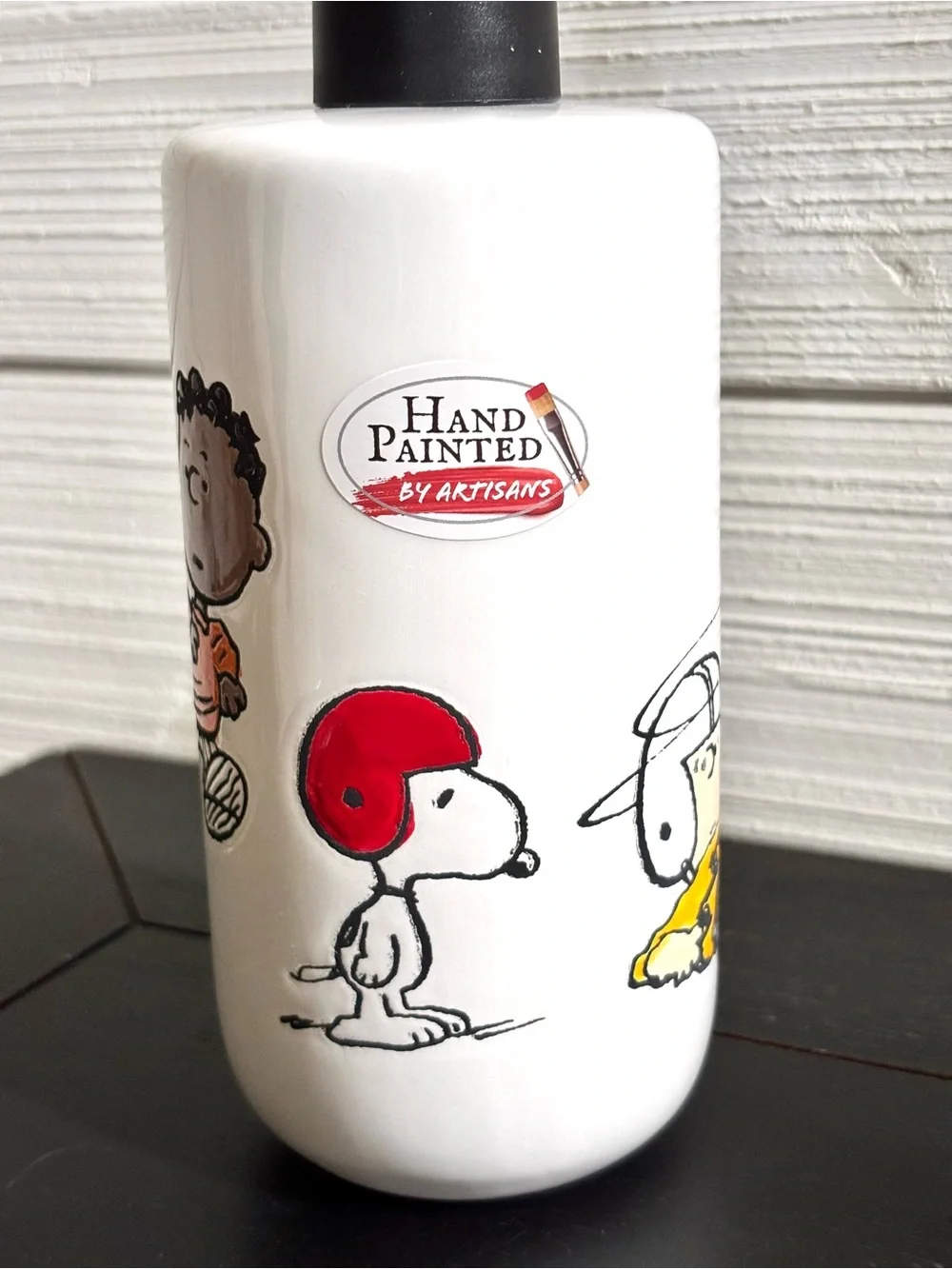 Peanuts Gang Snoopy Charlie Brown Football Soap Lotion Dispenser NEW